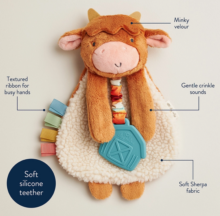 ITZY HIGHLAND LOVEY PLUSH & TEETHER