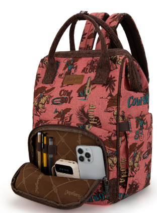 PINK WRANGLER VINTAGE COWBOY BACKPACK