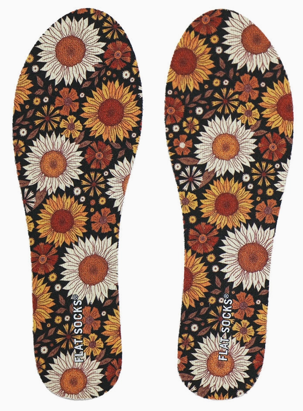 HARVEST FLOWERS FLAT SOCKS