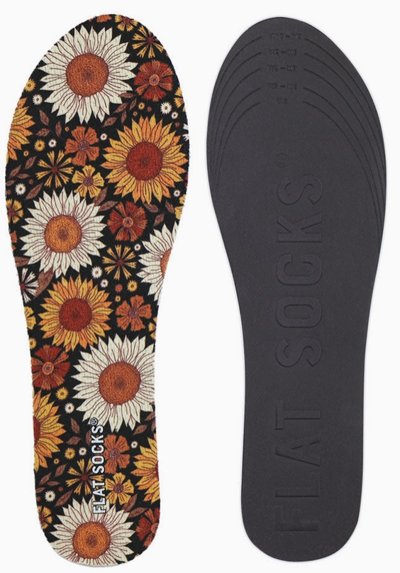 HARVEST FLOWERS FLAT SOCKS
