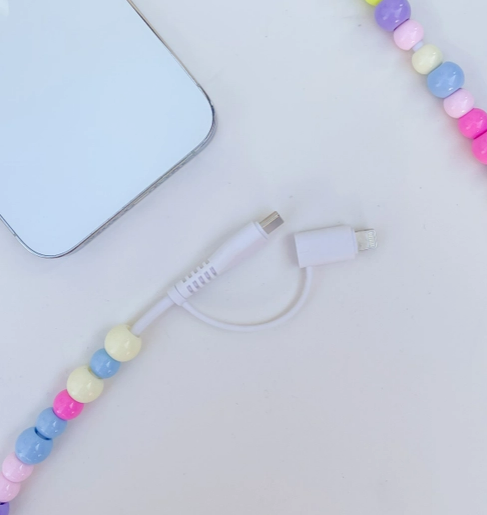 BEADED PHONE CABLE