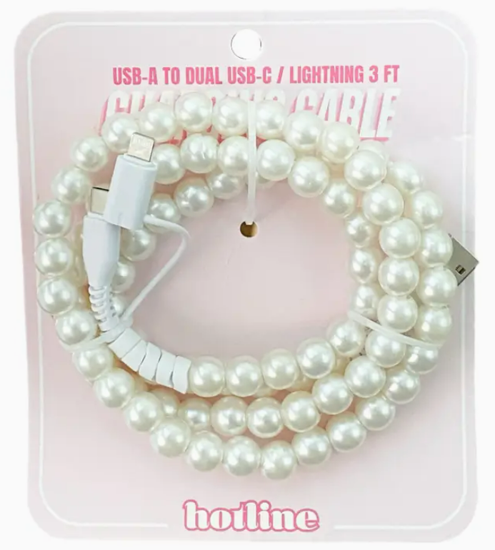 3FT BEADED PHONE CABLE