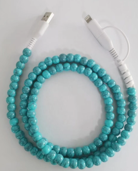 3FT BEADED PHONE CABLE