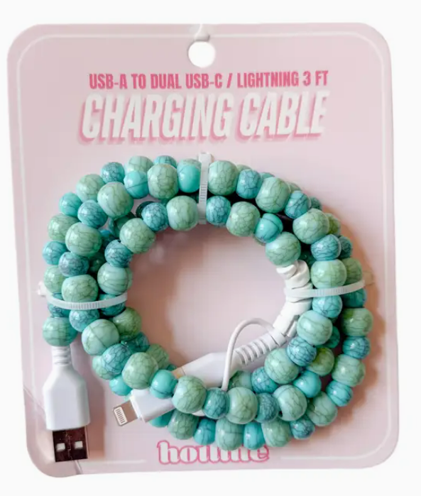 3FT BEADED PHONE CABLE