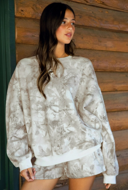 LIGHT WOODS CAMO CREWNECK