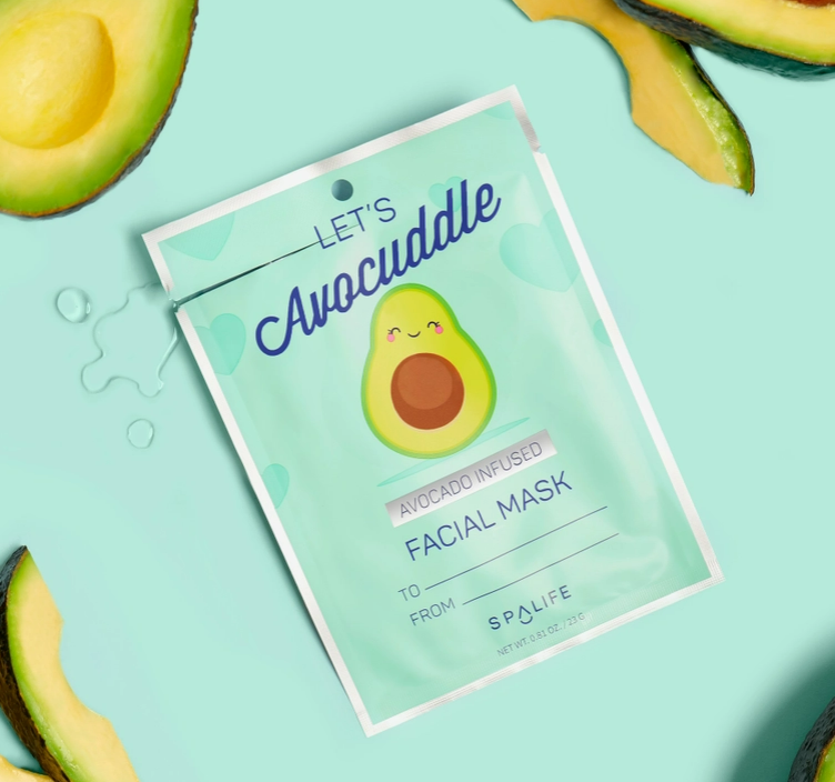 LET'S AVOCUDDLE FACE MASK