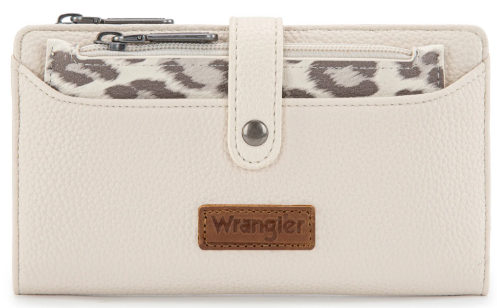 WRANGLER BI-FOLD WALLET WITH DETACHABLE POUCH