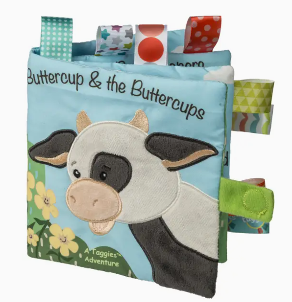 BUTTERCUP COW TAGGIE CRINKLE ME SOFT BOOK