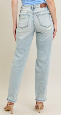 BRINLEY DESTROYED BOYFRIEND JEANS