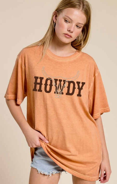 RUSTIC HOWDY GRAPHIC TEE