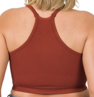 RIBBED SEAMLESS TANK TOP