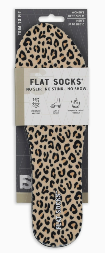 CHEETAH FLAT SOCKS