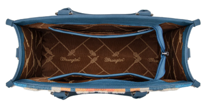 BLUE SHERPA WRANGLER CANVAS CROSSBODY TOTE
