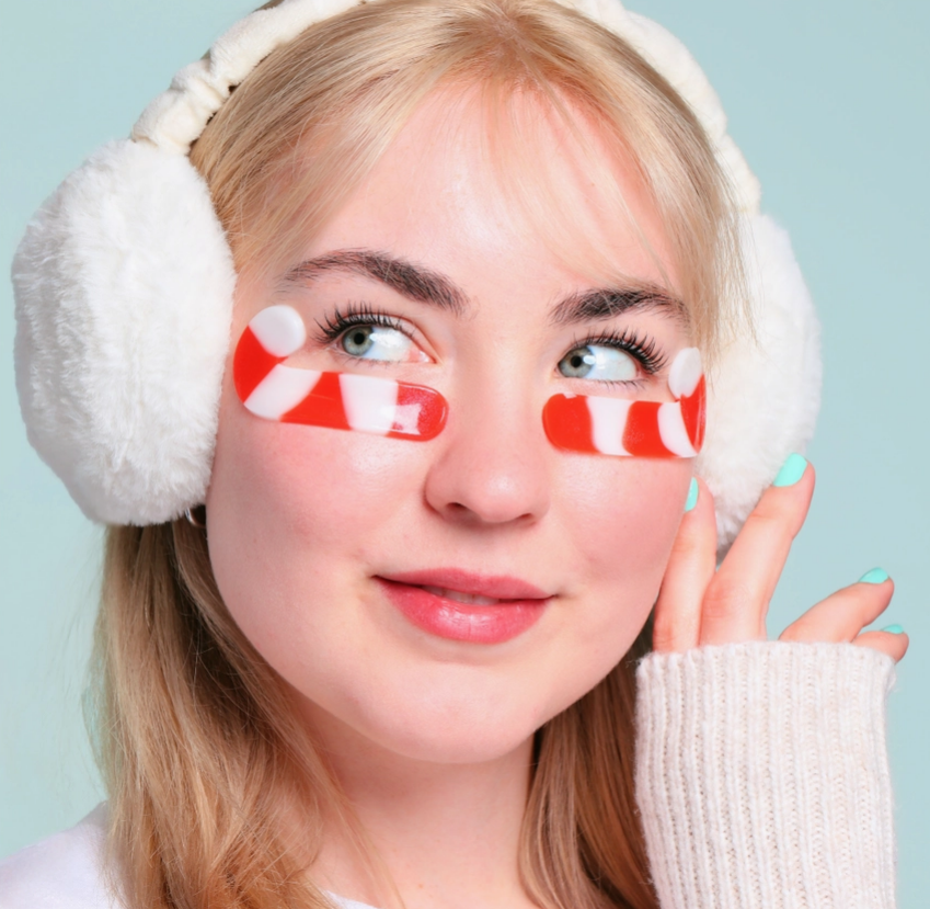 CANDY CANE CUTIE UNDEREYE MASK