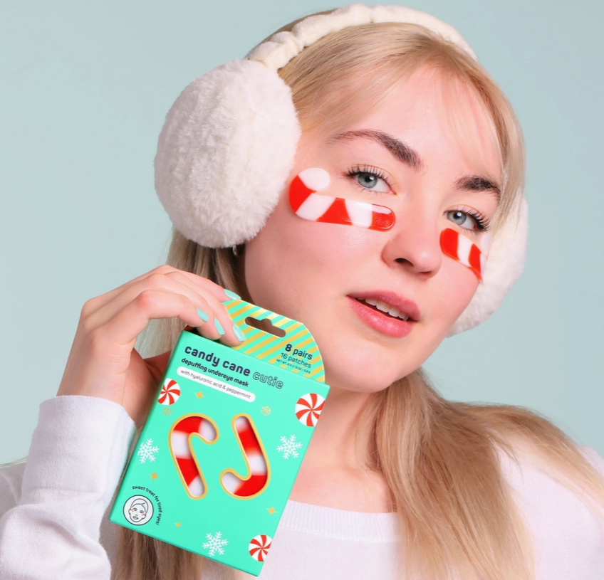 CANDY CANE CUTIE UNDEREYE MASK