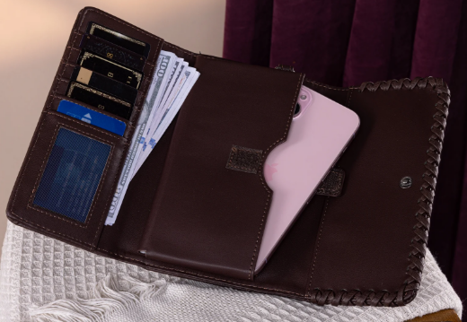 WRANGLER WHIPSTITCH WRISTLET WALLET