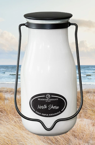 NORTH SHORE 14OZ MILKBOTTLE SOY CANDLE