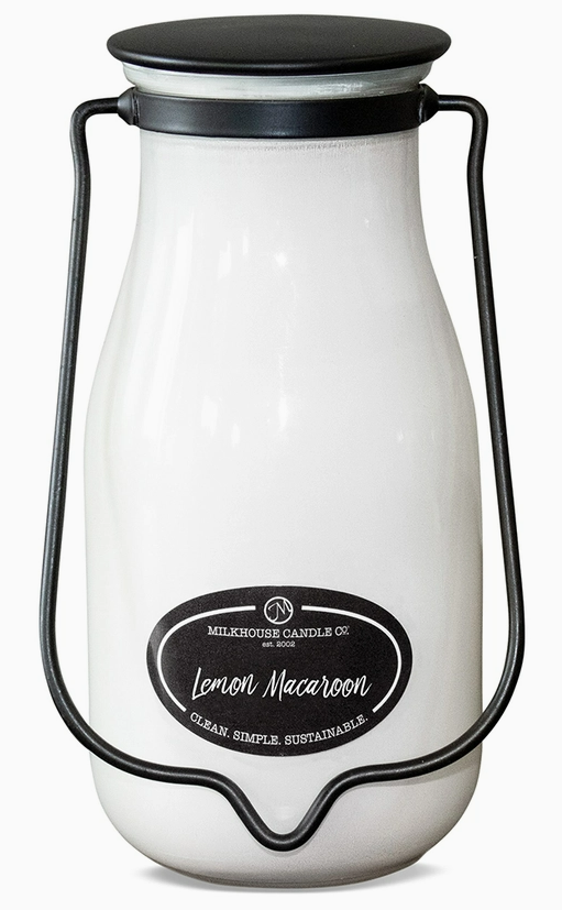 LEMON MACAROON 14OZ MILKBOTTLE SOY CANDLE