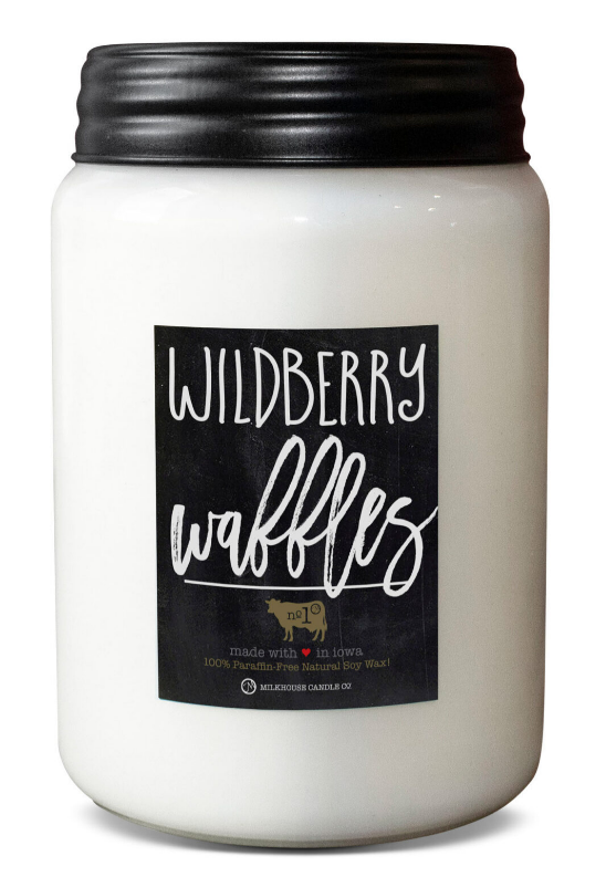 Wildberry Waffles 26oz Farmhouse Jar Soy Candle