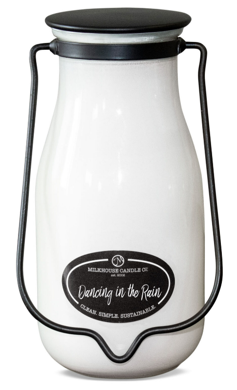 DANCING IN THE RAIN 14OZ MILKBOTTLE SOY CANDLE