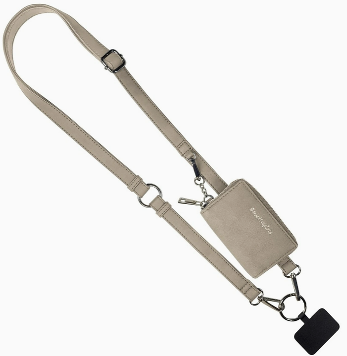 BRUSHED VEGAN LEATHER CLIP & GO STRAP