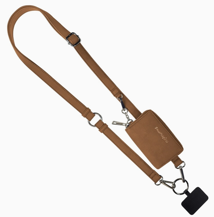 BRUSHED VEGAN LEATHER CLIP & GO STRAP