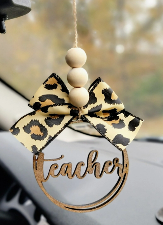 TEACHER CAR CHARM