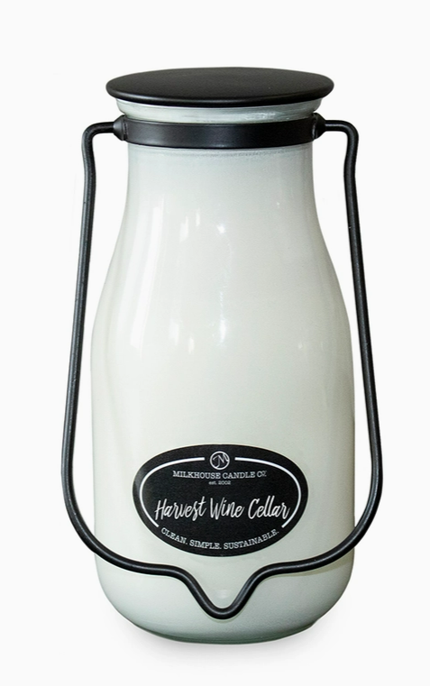 Harvest Wine Cellar 14oz Milkbottle Soy Candle