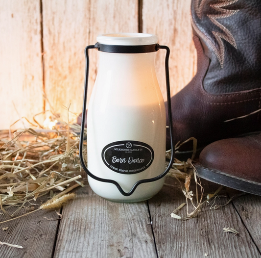 BARN DANCE 14OZ MILKBOTTLE SOY CANDLE