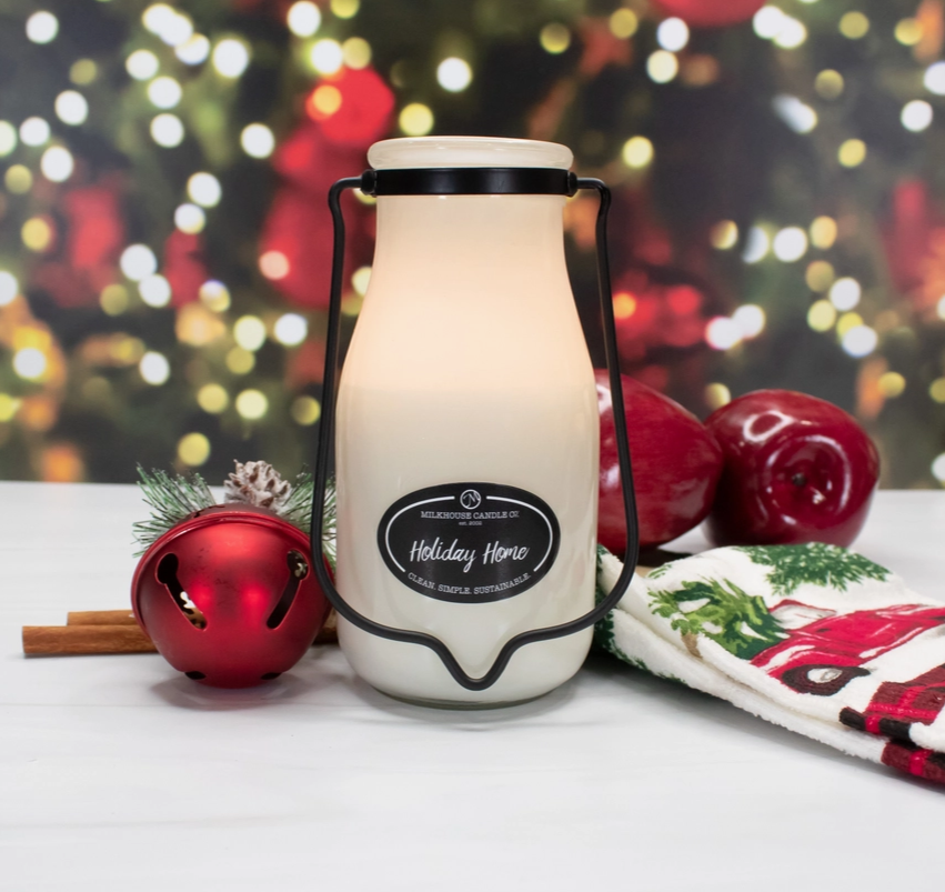 Holiday Home 14oz Milkbottle Soy Candle