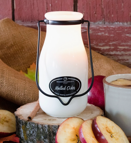 Mulled Cider 14oz Milkbottle Soy Candle