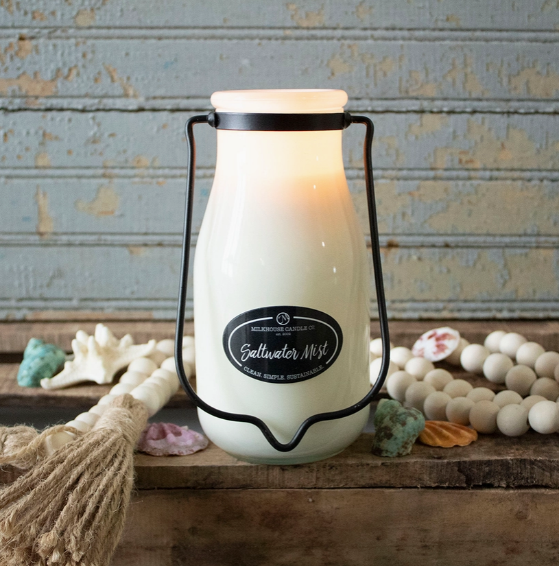 Saltwater Mist 14oz Milkbottle Soy Candle