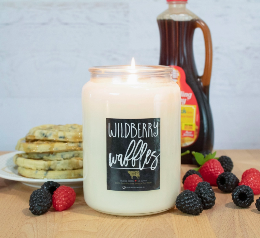 Wildberry Waffles 26oz Farmhouse Jar Soy Candle