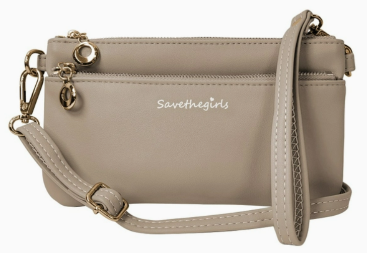 CREAMY SPICE BELLA CROSSBODY CLUTCH