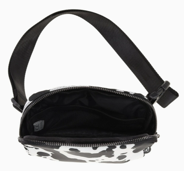 COW PRINT C.C BELT BAG