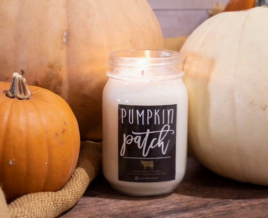 Pumpkin Patch 13oz Mason Jar Soy Candle