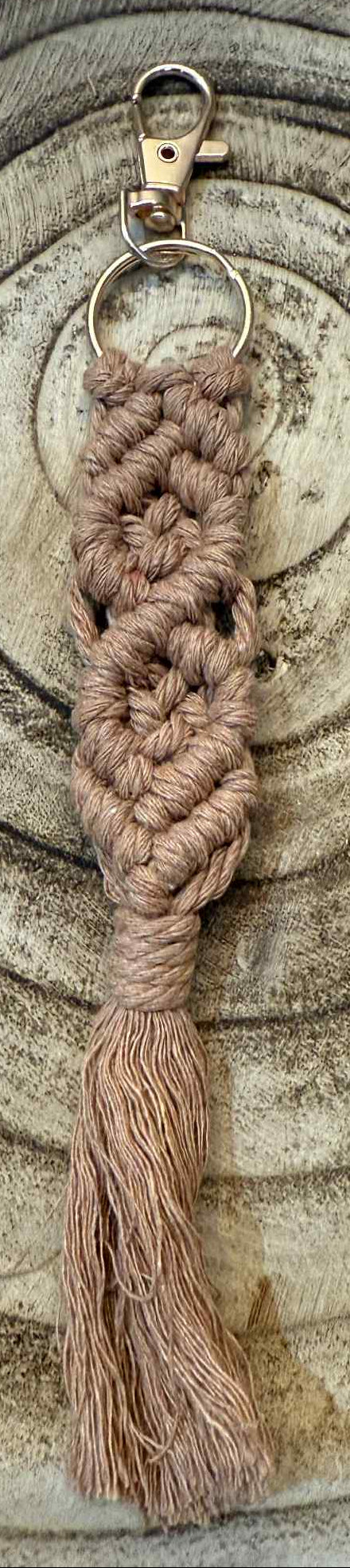 MACRAME BAG CHARM KEYCHAIN