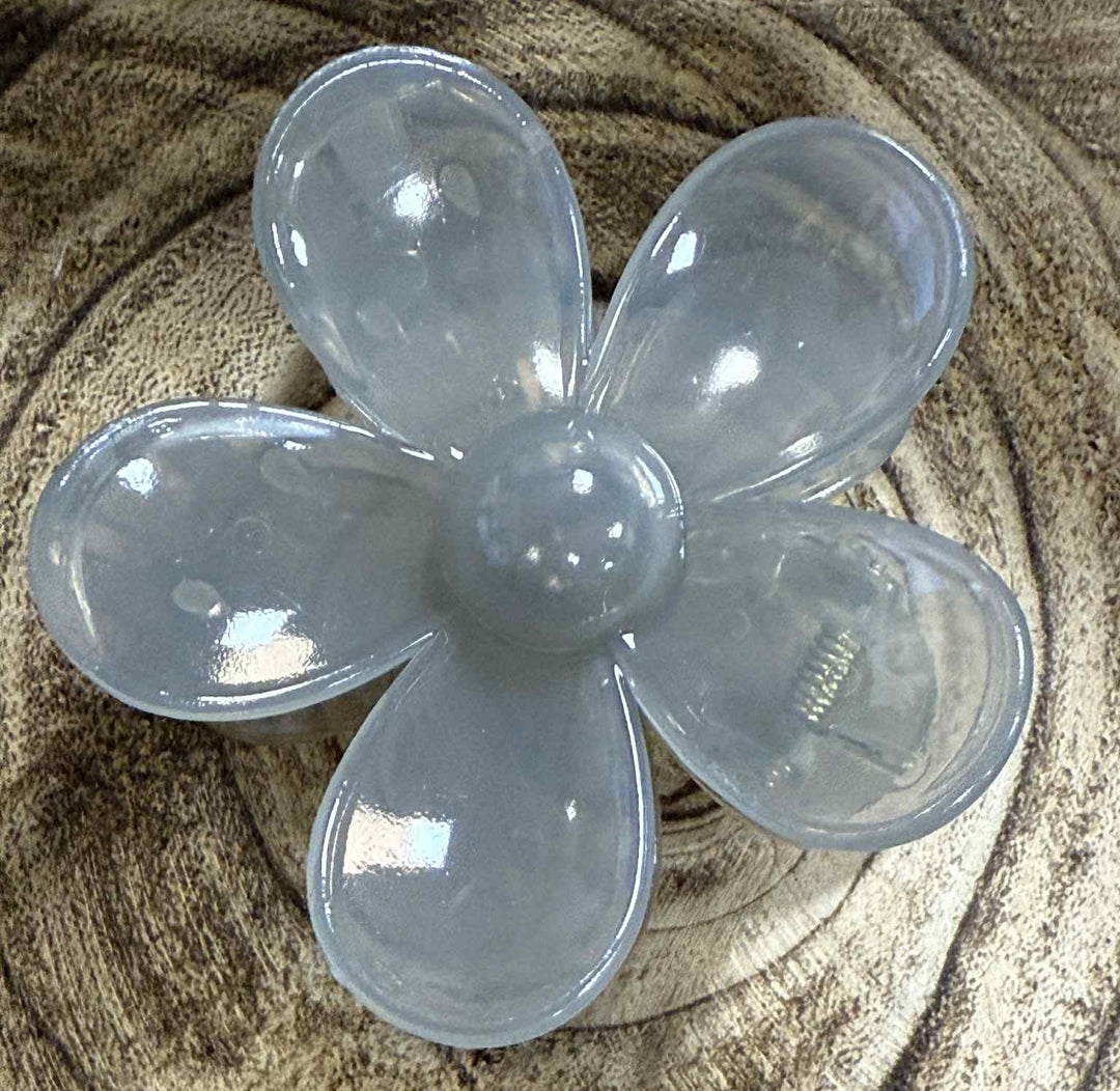 SOLID FLOWER CLAW CLIP