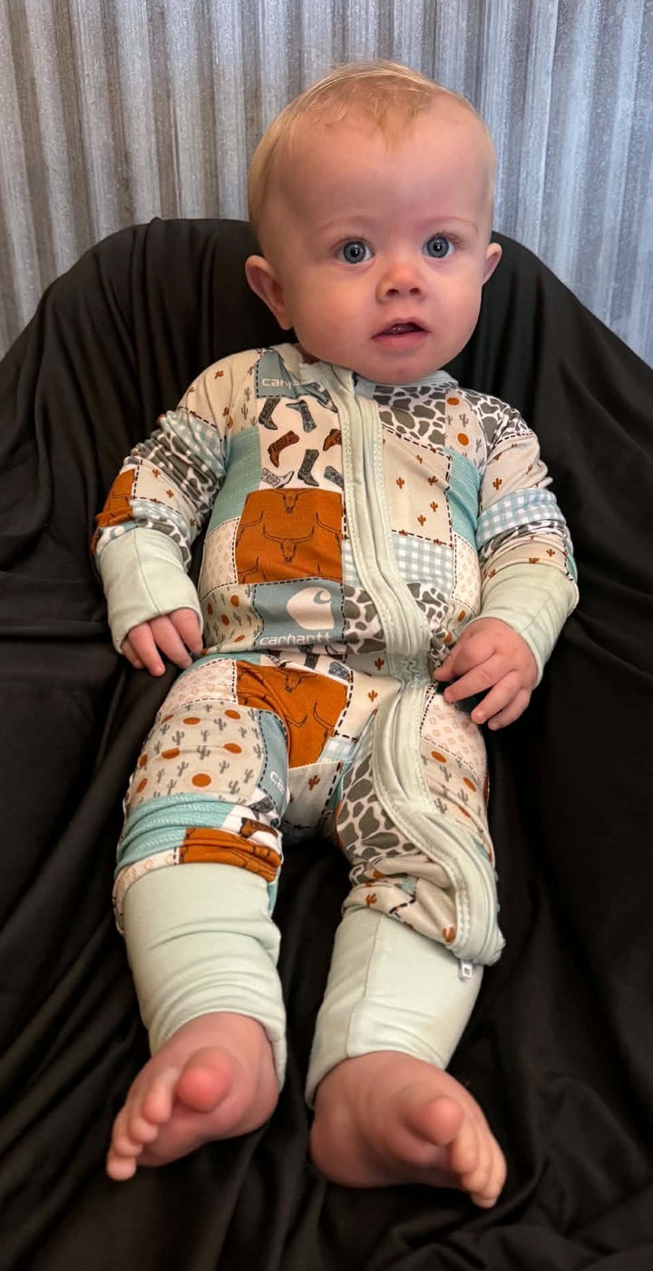 CARSON CARHARTT BAMBOO ZIPPY & 2-PIECE SET