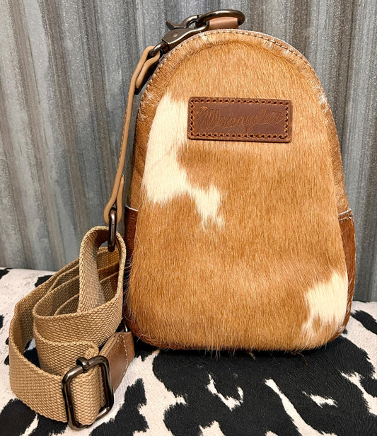 Hair On Wrangler Crossbody Chest Bag