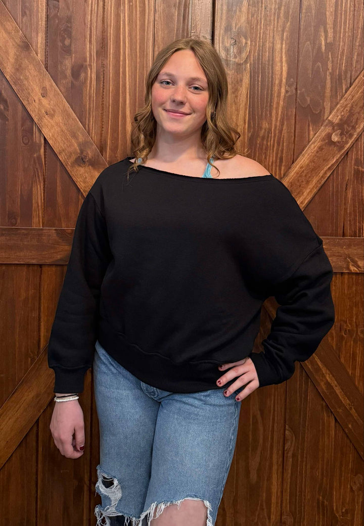 JUST A VIBE LONG SLEEVE TOP