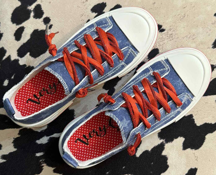 BORN IN THE USA SLIP ON SNEAKERS