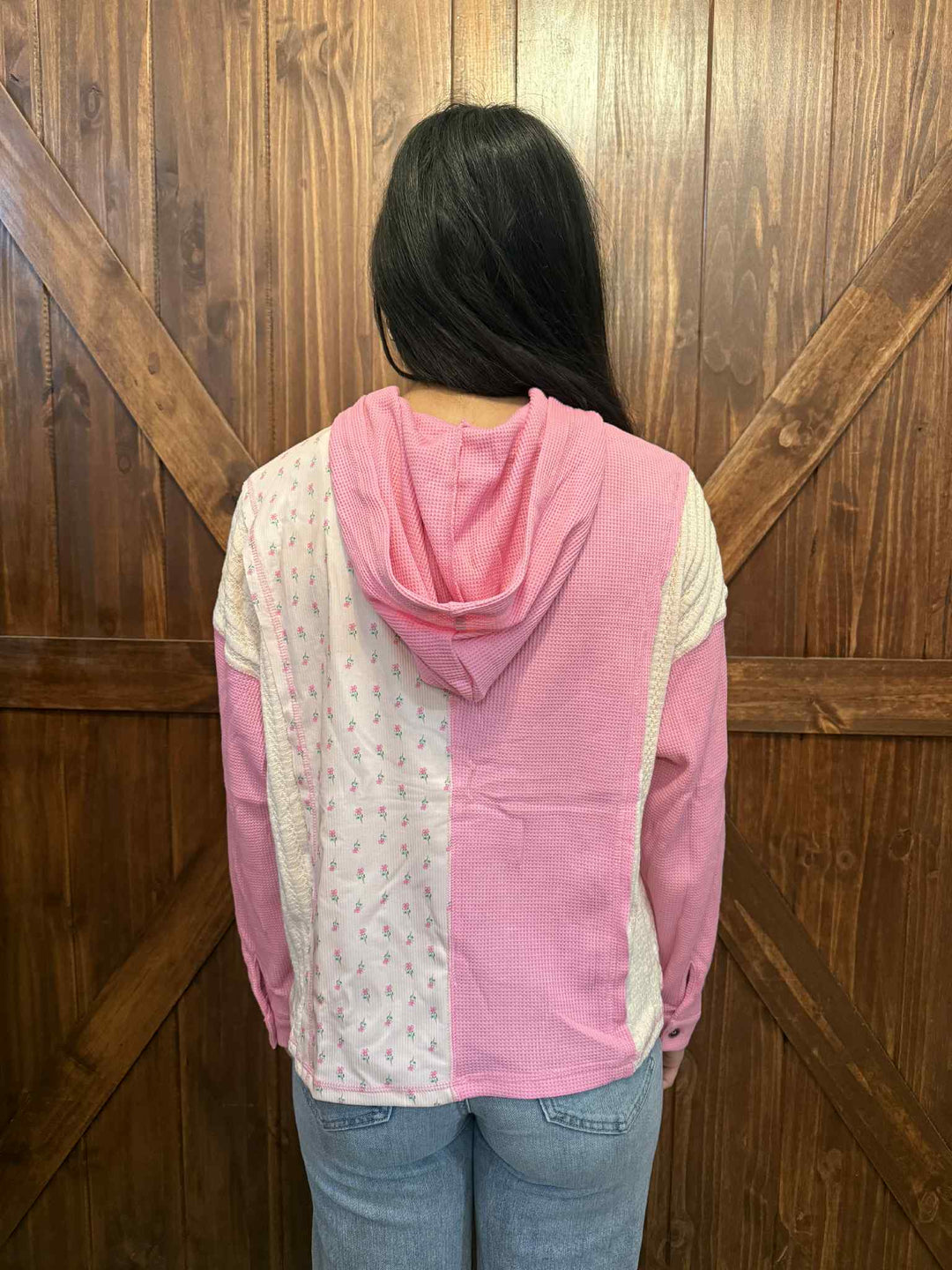 SO IN LOVE HOODED LONG SLEEVE TOP