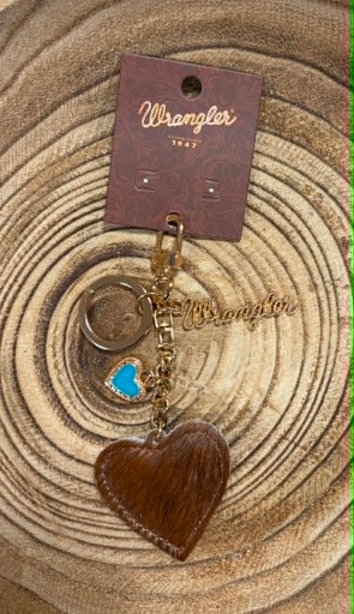 WRANGLER PURSE CHARM KEYCHAIN