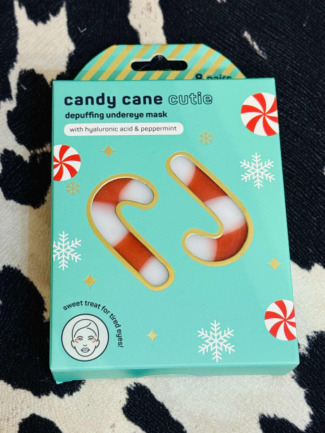 CANDY CANE CUTIE UNDEREYE MASK