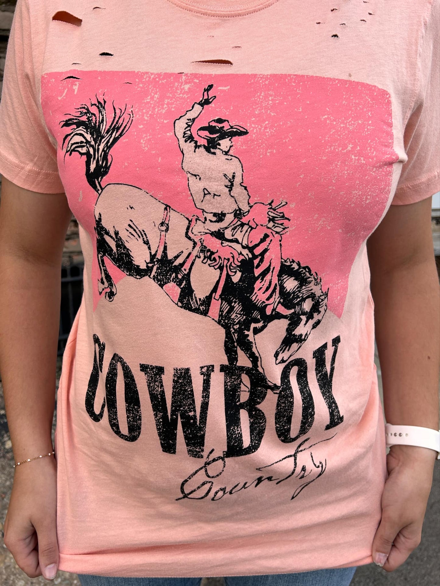 COWBOY COUNTRY RODEO GRAPHIC TEE