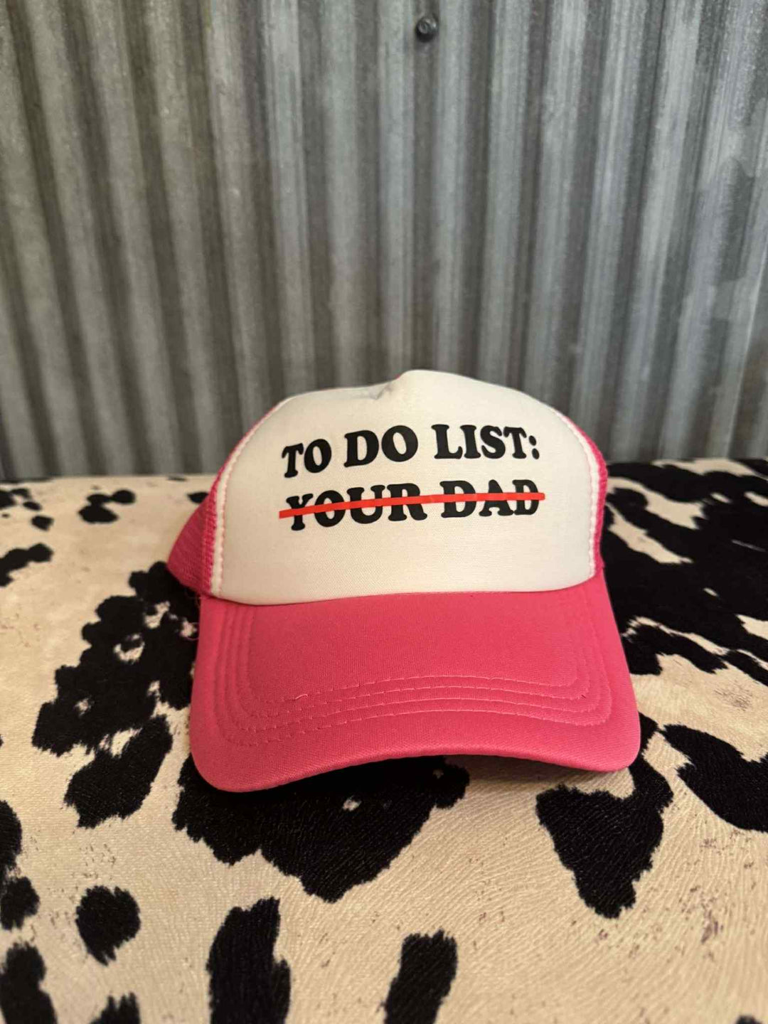 TO DO LIST TRUCKER HAT