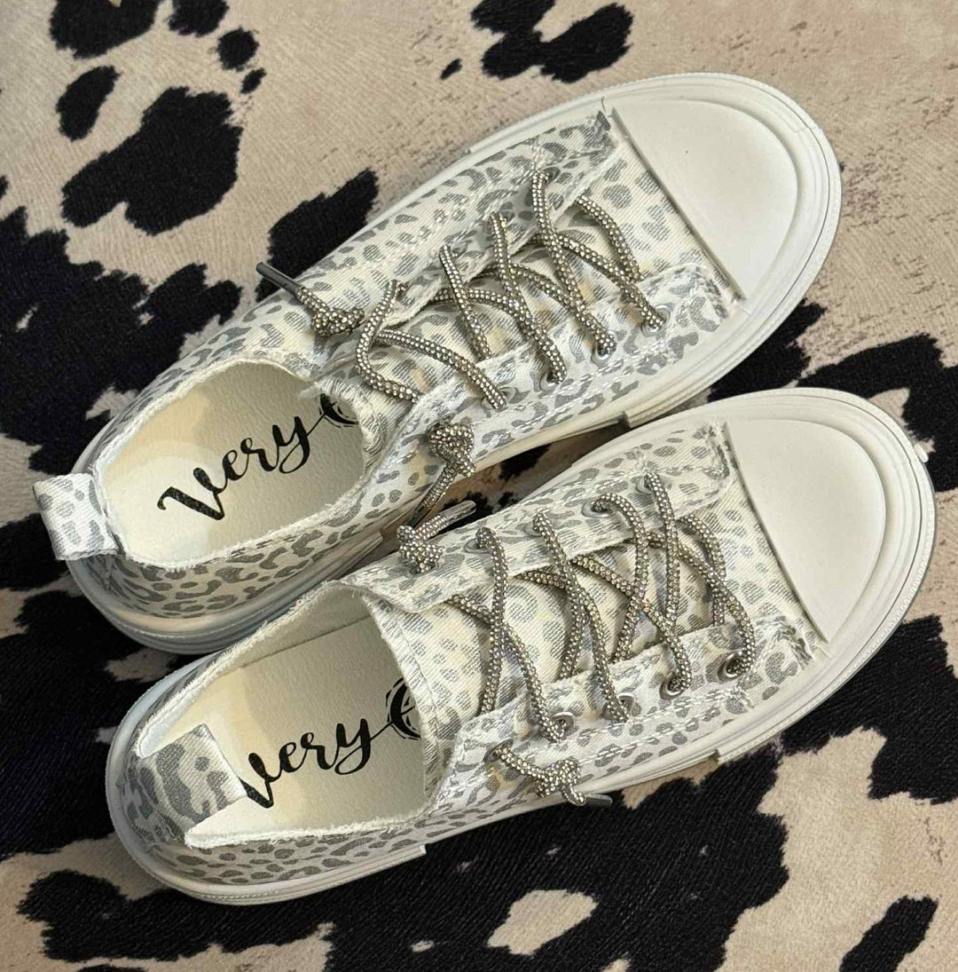 SILVER LINING LEOPARD SLIP ON SNEAKERS