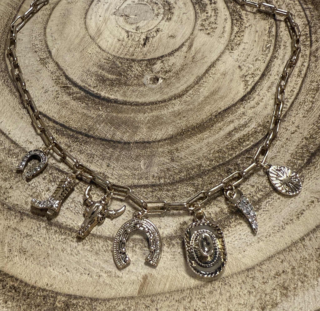 COWGIRL UP CHARM NECKLACE