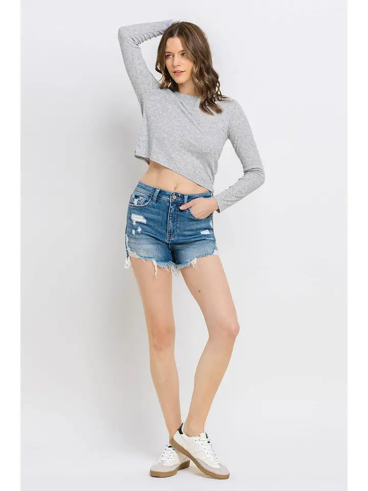 25% OFF BREANNA HIGH RISE SHORTS